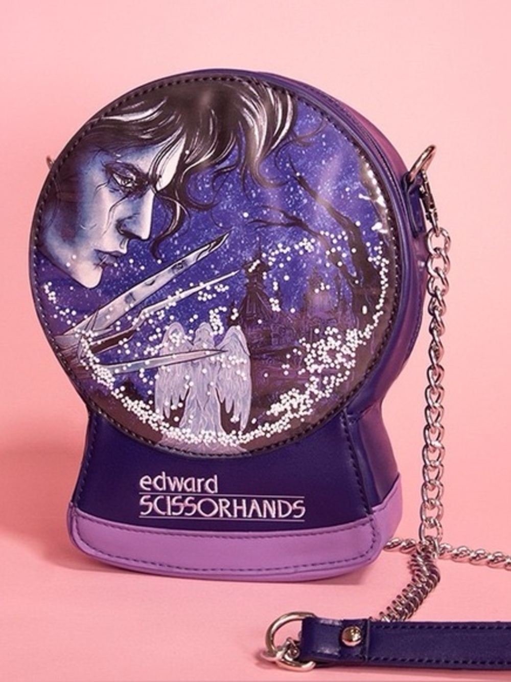 NWT Vixen by Micheline Pitt Edward Scissorhands Snowglobe Purse